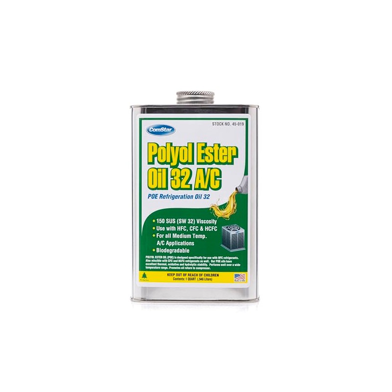ComStar Polyol Ester Oil 32/150 SUS (POE), High-Performance Refrigeration Oil