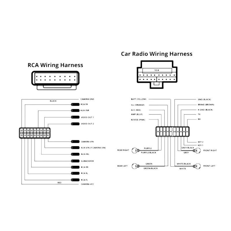 16 Pin Pioneer AVH-120BT / AVH-W4500NEX / DMH-1500NEX / DMH-2660NEX