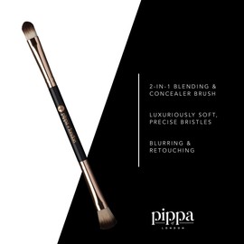 Pippa of London Studio FX Duet Blending & Concealer Brush 787 - Cruelty Free Make Up Brush