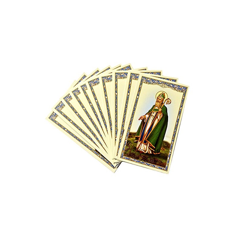Saint Patrick Holy Card with Irish Blessing on The Back