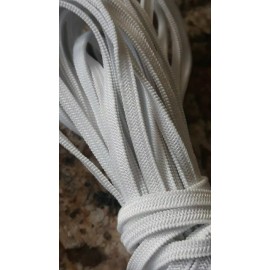 Unbranded 10 Yards 5mm (1/4")  White Flat Sawing Crafts Soft Elastic Band Cord.
