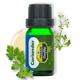 Labambi Valley 100% Pure Essential Oils for Diffusers, Home Care, Car, Hair & Massage, Candle Making Scents, Fragrance, Aromatherapy, Humidifiers, Gifts - 10 ml (0.33 oz) (10ml/(0.33 oz), Coriander)