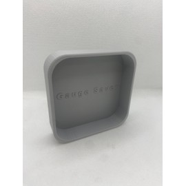 Plastic Cover (1) for Square Digital Gauge, 4 1/8" x 4 1/8" Diameter (Yamaha Command Link) (Gray)