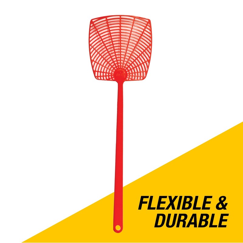 PIC 274-INN Plastic Fly Swatter Assorted Neon Plastic Fly Swatter