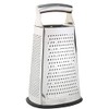 BUTLERS Menuett Square Grater, Vegetable and Parmesan Grater, Stainless Steel,