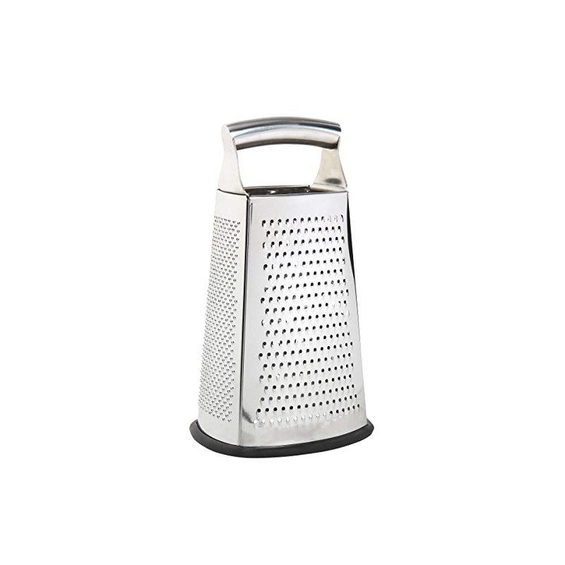 BUTLERS Menuett Square Grater, Vegetable and Parmesan Grater, Stainless Steel,