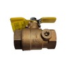1-inch Ball Valve, Brass Tapped, for PVB4A 91B-105 Pressure Vacuum
