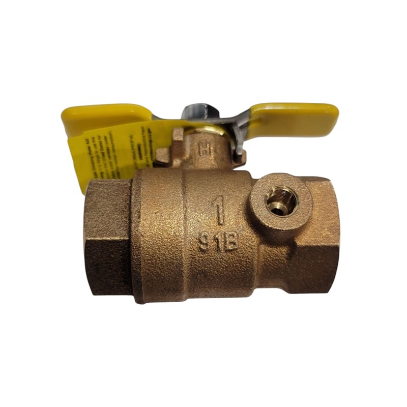 1-inch Ball Valve, Brass Tapped, for PVB4A 91B-105 Pressure Vacuum