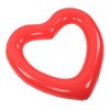 Heart Shaped Swimming Circle 120cm Thick Tear Resistant PVC Material