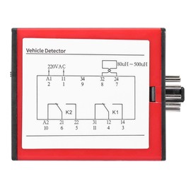 Vehicle Detector Single Channel Inductive Vehicle Loop Detector Sensor Outdoor Driveway Vehicle Gate Motion Sensor