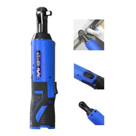 AUTOFU Electric Ratchet Wrench, Cordless Ratchet Wrench Set 3/8" 12V Power Ratchet Tool Kit Power Electric Ratchet Driver for Cars and Home - Fuselage Only