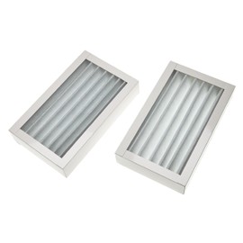 vhbw 2x Filter G4 Compatible with Paul Climos 100 DC, 150 DC Ventilation Device - Filter Set, 25 x 15 x 9 cm, White