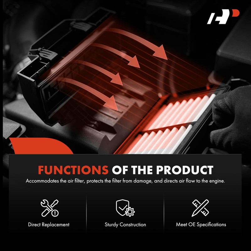 A-Premium Engine Air Filter Cleaner Box Housing Compatible with Mitsubishi