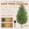 Artificial Cypress Topiary Tree Outdoor Solar Powered Pre-Lit Fake Topiary
