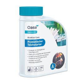 OASE 43155 AquaActiv BioKick Care 450 g - Natural Water Care, Probiotic Pond Starter with Lactic Acid Bacteria, Extends Service Life of Filter Systems, Silver