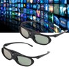 2Pcs 144Hz 3D Active Shutter Glasses DLP LinK LCD Lens