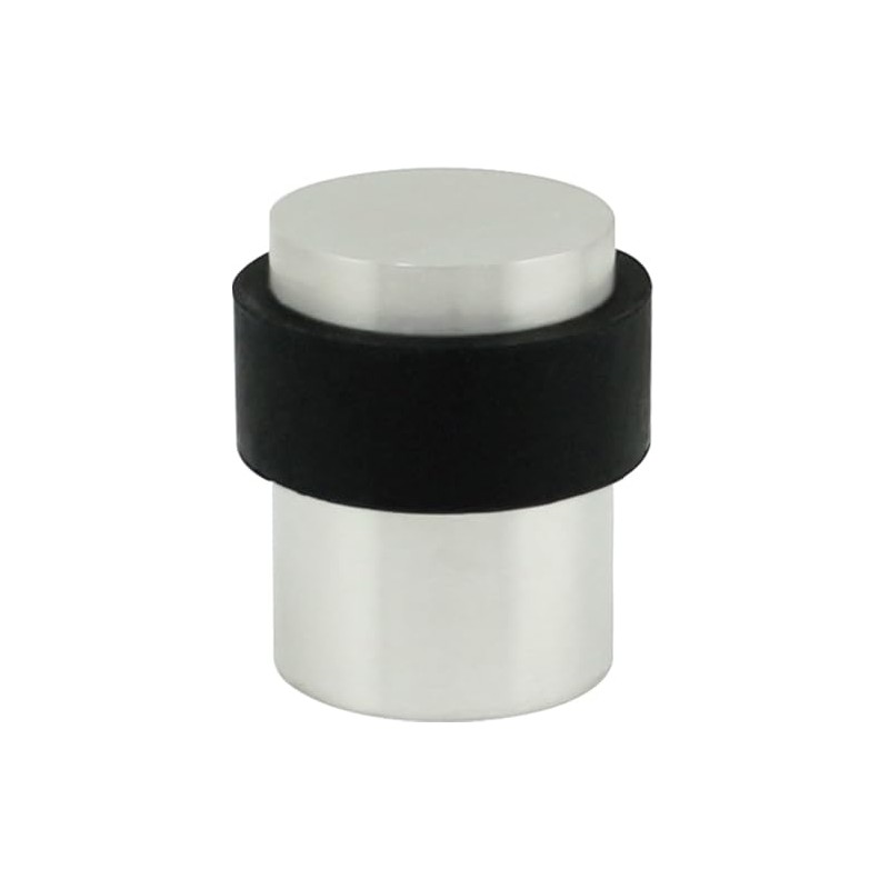 INOX DSIX02-32D Cylindrical Floor Mount Door Stop, Satin Stainless Steel