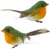 Casoter Handmade Simulated Robin Bird for Home Furnishings, Small Bird