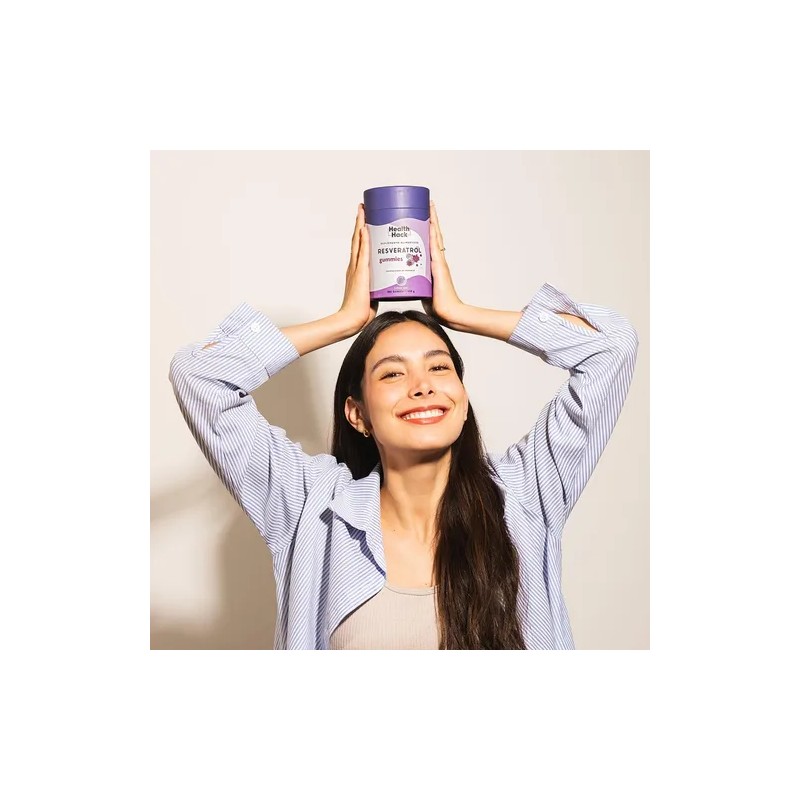 Resveratrol En Gomitas 180 Gummies Para 3 Meses Health Hack