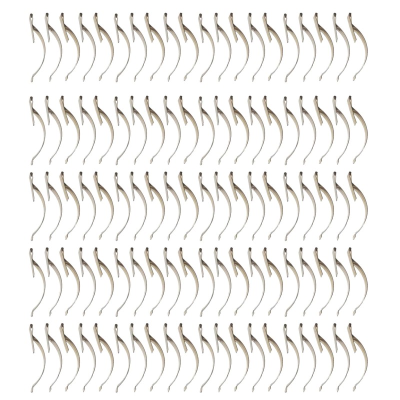 TOPFROP 100pcs Window Screen Tension Clips Steel Flat Spring Corner