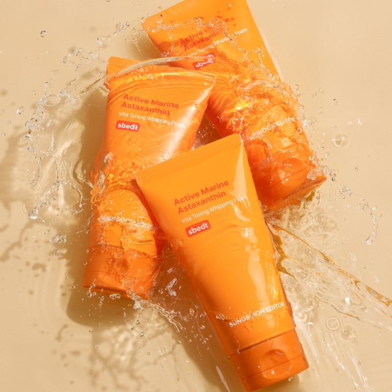 Ingredient Editor Active Marine Astaxanthin Spot Whipping Cleansing Foam 120ml,