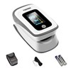 Fingertip Pulse Oximeter Blood Oxygen Saturation Monitor, Heart Rate and