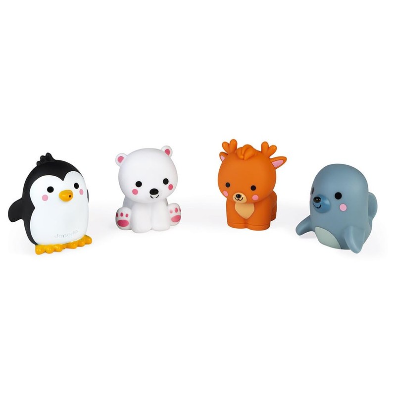 Janod - Water splashes "Polar Animals", 4 pieces - Bath
