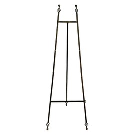 Metal Easel Stand with Chain Support for Mirror,Iron Floor Easels for Display Wedding Sign,58 Inch Adjustable Arts & Crafts Easels(Bronze)