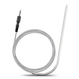 ULXIOM 4 Foot Meat Temperature Probe Fits for UltraQ DynaQ PartyQ NanoQ DigiQ CyberQ Controls, 3.5mm Plug Thermometer Pellet Grill Smoker Accessories