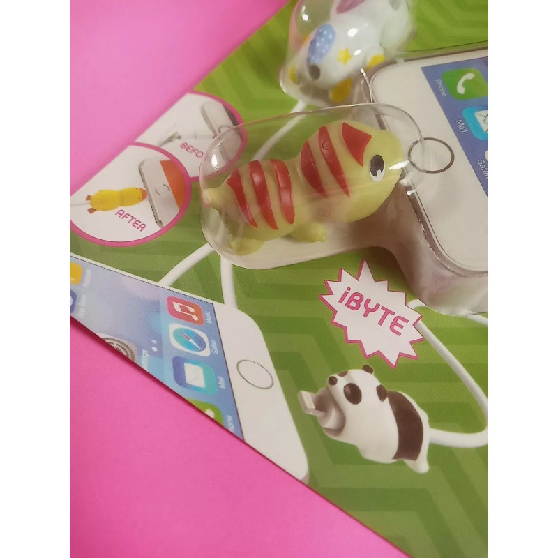 Universal New Tzumi Cord Bytes Silicone Unicorn + Lizard Fitting