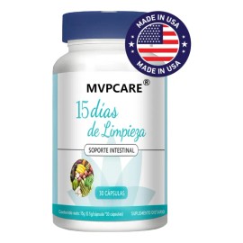 Programa De Desintoxicacin Avanzada Mvpcare 15-day Cleanse 30 Cpsulas Apoyo Intestinal Y Para El Colon - Limpieza Intestinal Y Desintoxicacin...      