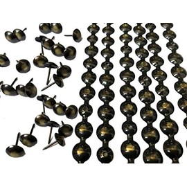 decotacks® Upholstery Nails/Tacks Trim 10 Pcs of 1.1 Yards Long Strips,can Cover 11 Yards (Bronze Renaissance, 7/16in (11MM)) DX0511BR-S1M