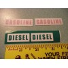 TAMIYA 1/14 SCALE TEXACO TANKER VINYL DIE CUT DECAL SET