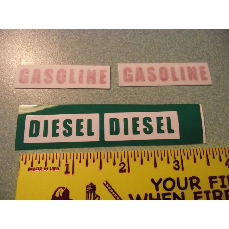TAMIYA 1/14 SCALE TEXACO TANKER VINYL DIE CUT DECAL SET