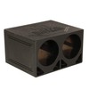 Q Power Dual 10 Inch Vented Triangle Ported Wood Subwoofer