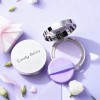 Base Maquillaje Polvo Compacto Matte Con Espejo Lavanda