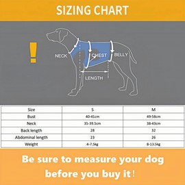 Dog Harness, Lifting Harness for Small and Medium Dogs for Old, Joint Injuries Lifting Strap for Pets, Full Body Harness, Dog Carry Bag with Shoulder Strap, Soft, Adjustable (Orange, M)