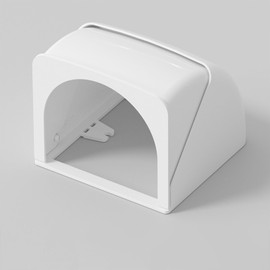 CTForest Socket Box, Rain Cover for Sockets Made of Plastic, Switch Plug Waterproof Box, Switch Sockets for Outdoor Balconies and Shower Rooms (White)