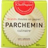 PaperChef Culinary Parchment Large Baking Cups 60 per box (Pack of 6 boxes)