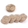 Roorkee Instruments India Jute Rope Coaster Set of Four-Nautical Gift-Beach
