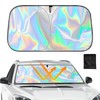 Gmphix Sun Protection Car Windscreen 140 x 70 cm, Windscreen