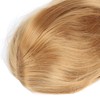 Women Long Hair Wig Light Brown Color Middle Parting Breathable