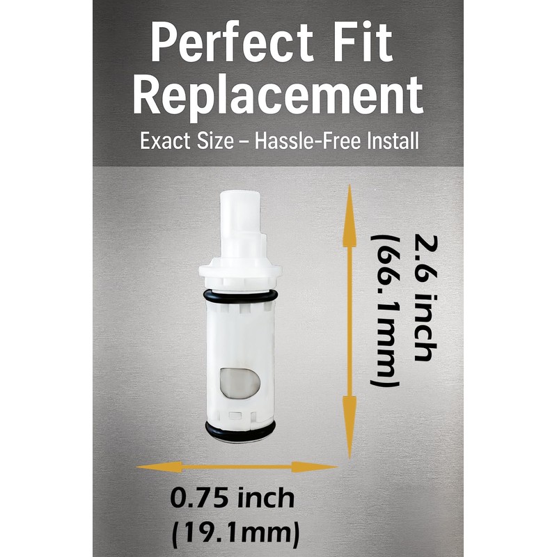 ALITZ 1224 / 1224B Replacement Faucet Cartridge 2-Pack – Compatible