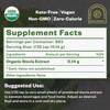 Organic Stevia Concentrated Powder, 125g, Organic Pure Stevia Powder, No