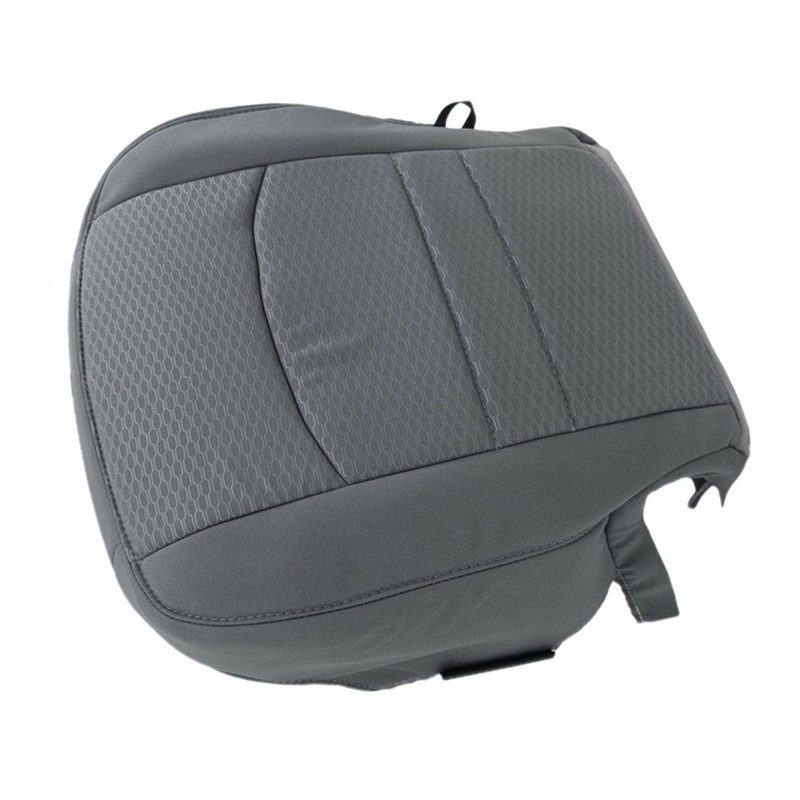 Priprilod Gray Cloth Driver Side Bottom Replacement Seat Cover Compatible