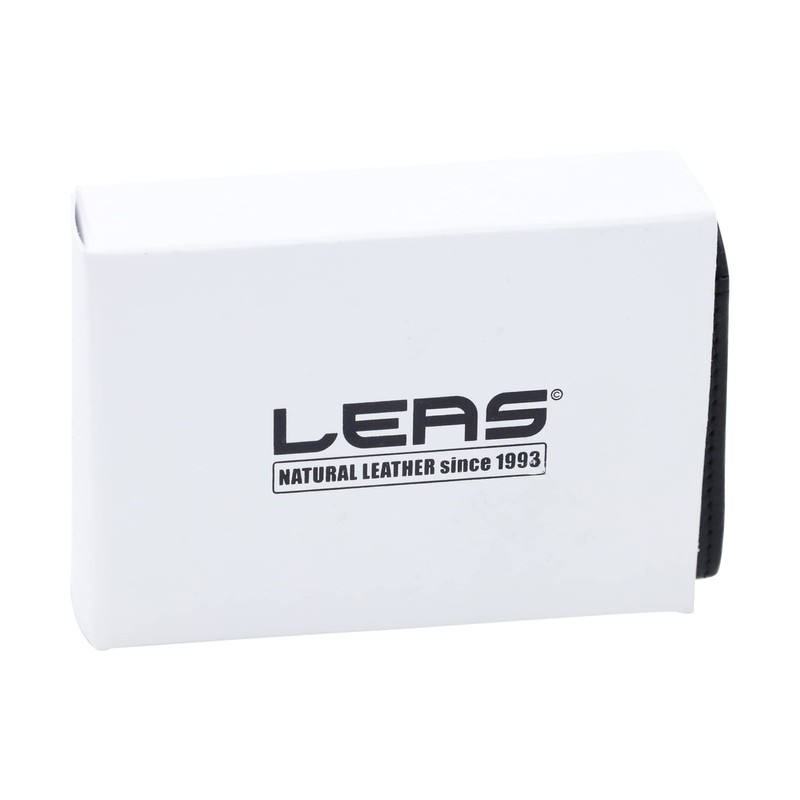 LEAS Minibörse RFID- Schutz in Echt-Leder, schwarz Mini-Edition