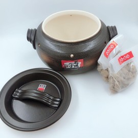 Imotaro Stone-Grilled Pot, with Natural Stones, Ceramic, Banko Ware, Banko Ware, Stone Grilled Potato Pot, For Home Use, With Stones, Potato Pot, Yakimo, Yakimo, Made in Japan, Direct Fire, Modern, Black, Gift, Yakimono