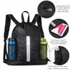 PPZ Drawstring Sports Backpack with Side Mesh Pockets, Lightweight Gym