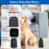 MYMULIKE Bed Risers 8 Inch Heavy Duty, Furniture Risers Lifts