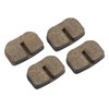 Disc Brake Shoes, Ceramic 4pcs Set Replacement Rear Disc Brake